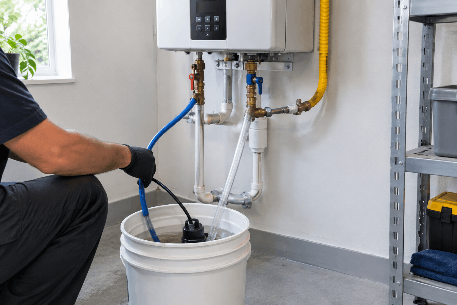 Tankless descaling